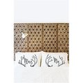 One Bella Casa One Bella Casa 82674CSE Mr Mrs Antlers Pillow Case - Black; Set of 2 82674CSE